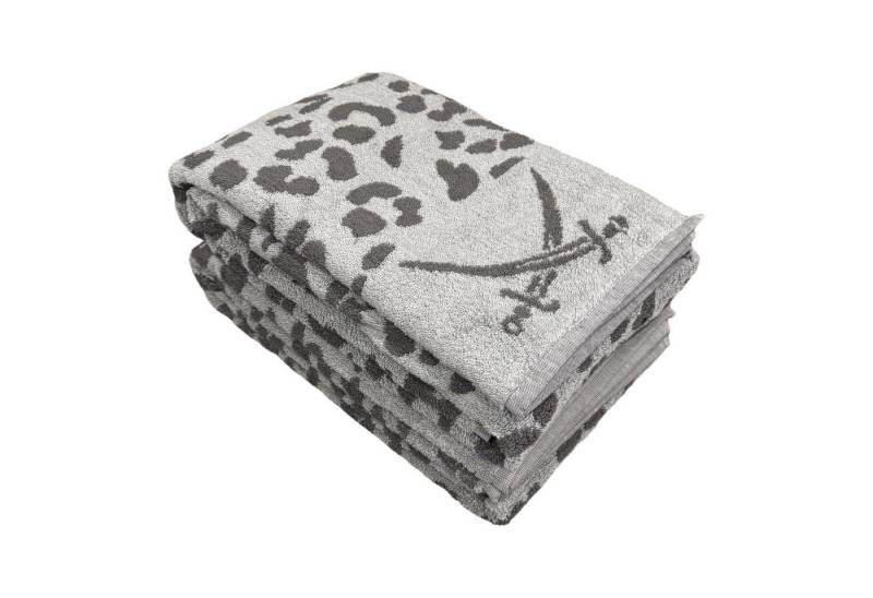 Sansibar Sylt Duschtücher 2 teiliges Duschtuch Set LEO mit modernem Design, 90x160 cm, (Spar-Set, 2-St), 100% Baumwolle, langlebig, saugstark, leicht gezwirnt von Sansibar Sylt