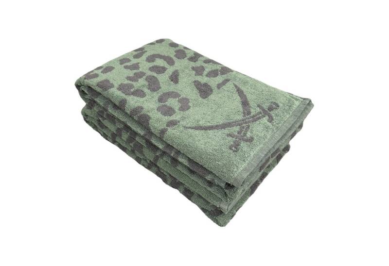 Sansibar Sylt Duschtücher 2 teiliges Duschtuch Set LEO mit modernem Design, 90x160 cm, (Spar-Set, 2-St), 100% Baumwolle, langlebig, saugstark, leicht gezwirnt von Sansibar Sylt