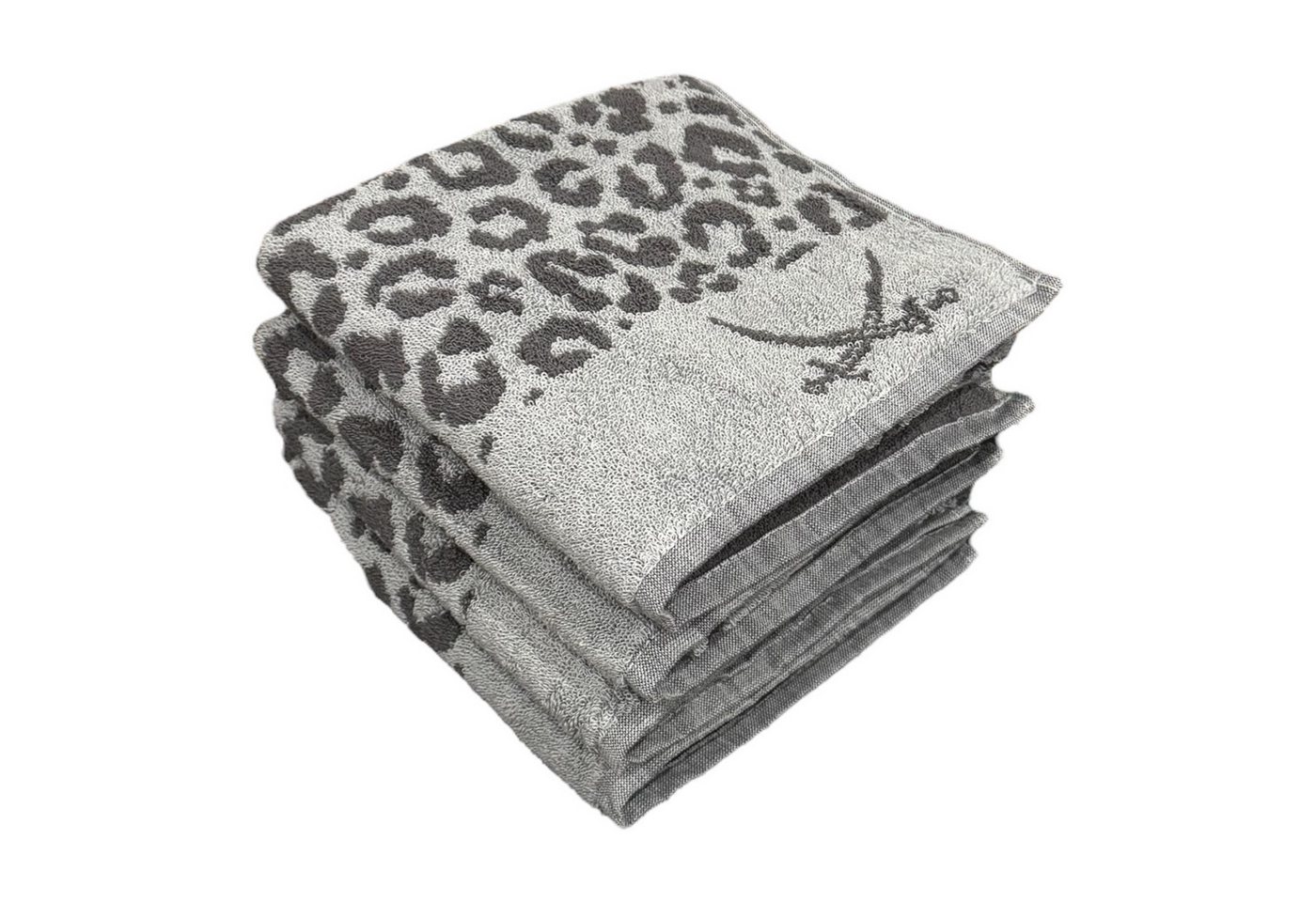 Sansibar Sylt Handtuch Set 4-teiliges Handtuch Set LEO, hochwertige Handtücher edles Design, Baumwolle (Spar-Set, 4-St), 100% Baumwolle, langlebig, saugstark, leicht gezwirnt von Sansibar Sylt