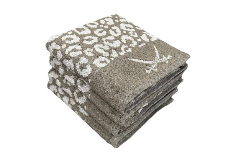Sansibar Sylt Handtuch Set 4-teiliges Handtuch Set LEO, hochwertige Handtücher edles Design, Baumwolle (Spar-Set, 4-St), 100% Baumwolle, langlebig, saugstark, leicht gezwirnt von Sansibar Sylt