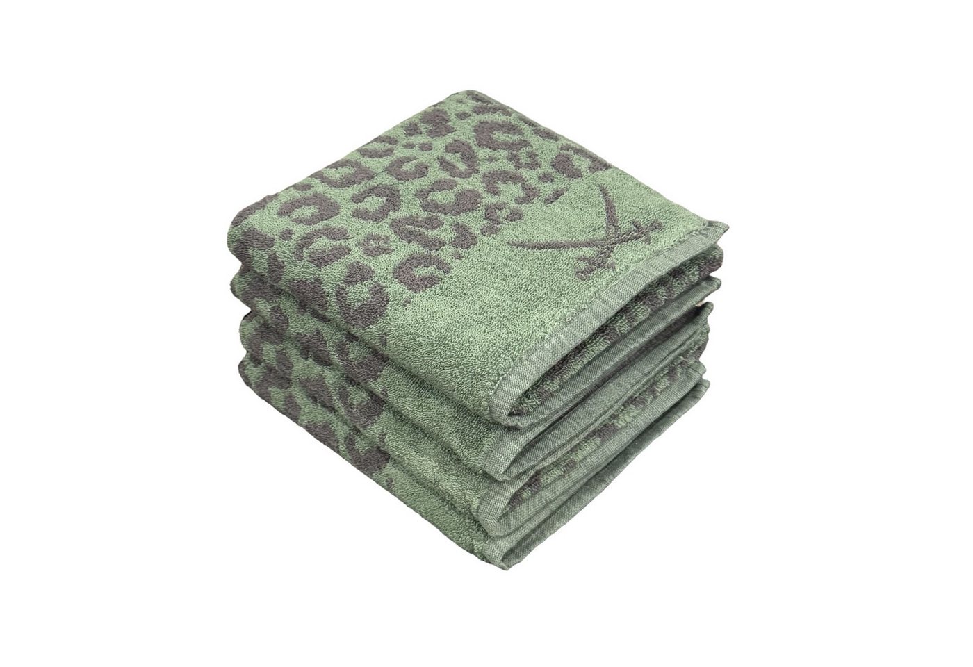 Sansibar Sylt Handtuch Set 4-teiliges Handtuch Set LEO, hochwertige Handtücher edles Design, Baumwolle (Spar-Set, 4-St), 100% Baumwolle, langlebig, saugstark, leicht gezwirnt von Sansibar Sylt