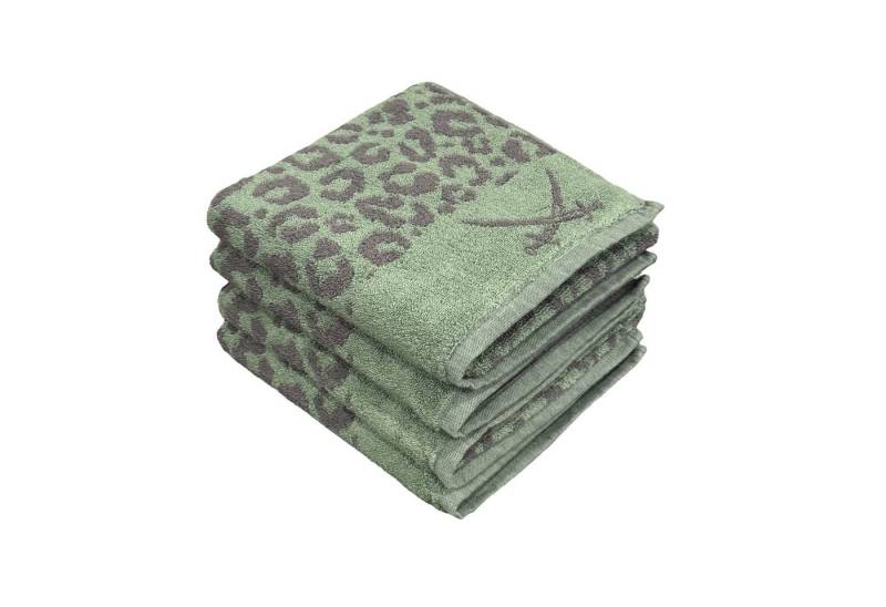 Sansibar Sylt Handtuch Set 4-teiliges Handtuch Set LEO, hochwertige Handtücher edles Design, Baumwolle (Spar-Set, 4-St), 100% Baumwolle, langlebig, saugstark, leicht gezwirnt von Sansibar Sylt