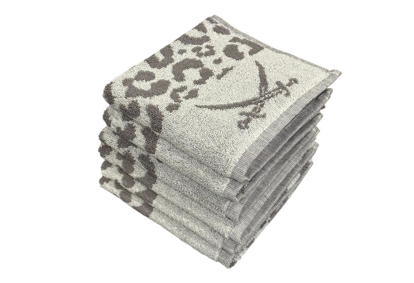 Sansibar Sylt Handtuch Set 6-teiliges Gästetuch Set LEO, hochwertige Handtücher edles Design, Baumwolle (Spar-Set, 6-St), 100% Baumwolle, langlebig, saugstark, leicht gezwirnt von Sansibar Sylt