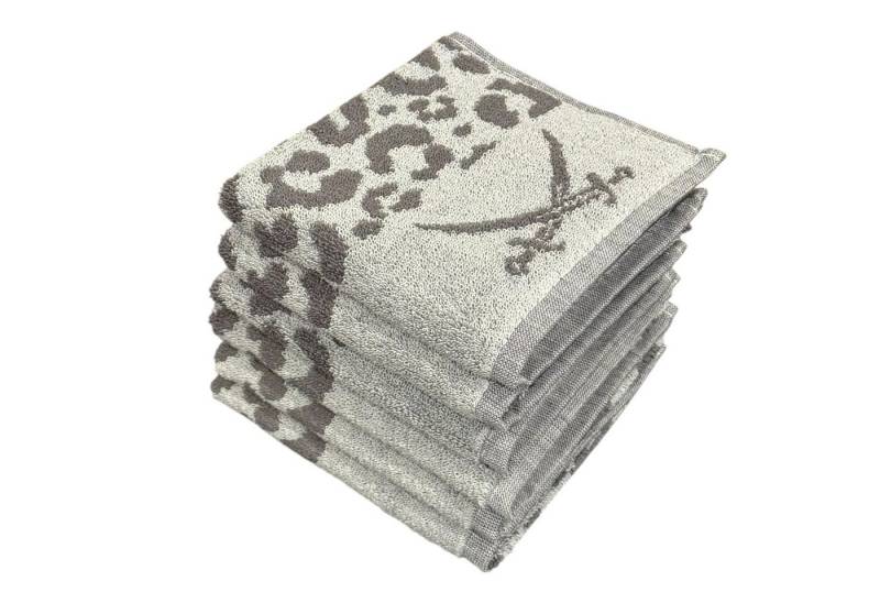Sansibar Sylt Handtuch Set 6-teiliges Gästetuch Set LEO, hochwertige Handtücher edles Design, Baumwolle (Spar-Set, 6-St), 100% Baumwolle, langlebig, saugstark, leicht gezwirnt von Sansibar Sylt