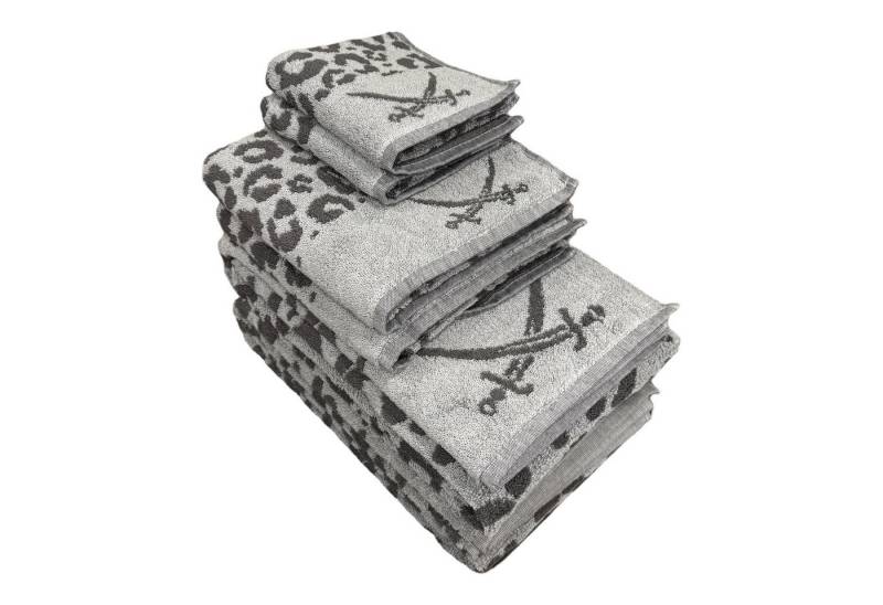 Sansibar Sylt Handtuch Set "LEO" hochwertiges Handtuchset Nr. 2 mit modernem Design, Baumwolle (6-St), 100% Baumwolle, langlebig, saugstark, leicht gezwirnt von Sansibar Sylt