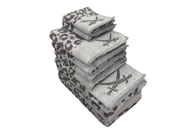 Sansibar Sylt Handtuch Set "LEO" hochwertiges Handtuchset Nr. 3 mit modernem Design, Baumwolle (8-St), 100 % Baumwolle, hautfreundlich, leicht gezwirnt von Sansibar Sylt
