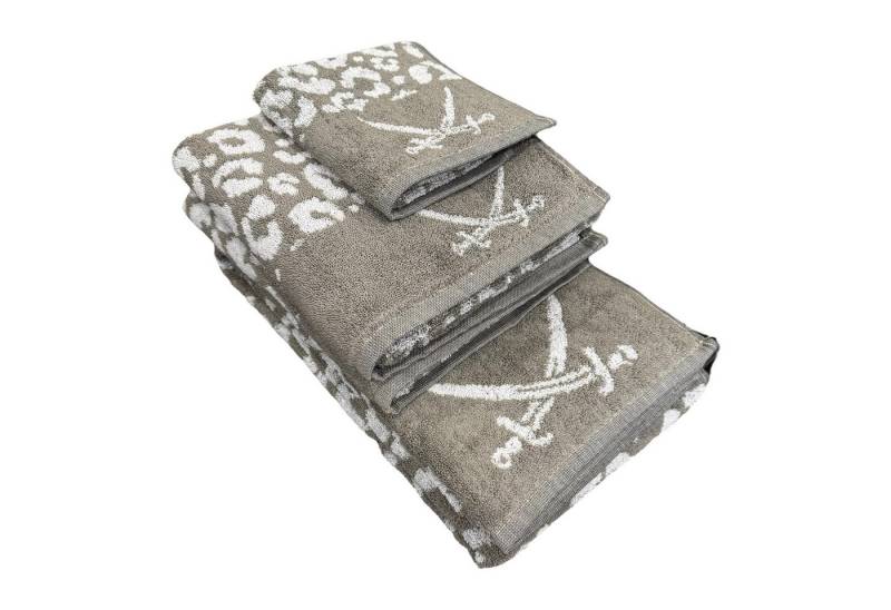 Sansibar Sylt Handtuch Set "LEO" hochwertiges Handtuchset mit modernem Design, (Spar-Set, 4-St), 100% Baumwolle, langlebig, saugstark, leicht gezwirnt von Sansibar Sylt