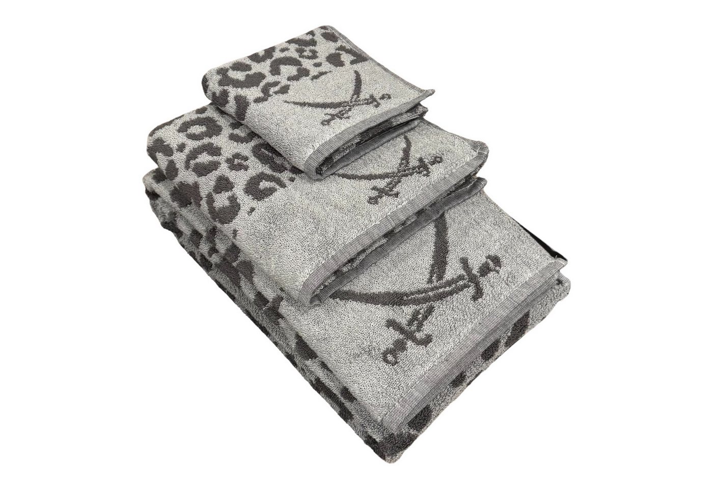 Sansibar Sylt Handtuch Set "LEO" hochwertiges Handtuchset mit modernem Design, (Spar-Set, 4-St), 100% Baumwolle, langlebig, saugstark, leicht gezwirnt von Sansibar Sylt