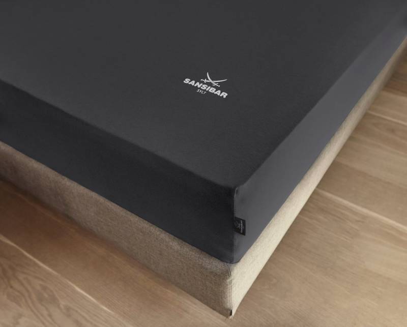 Sansibar Sylt Spannbettlaken Spannbettlaken "Sansibar Jersey Bettlaken“ Premium Qualität, Gummizug: rundum, mit hochwertigem Sansibar Logo-Druck, Fähnchen am Steg, Rundumgummizug Sansibar Sylt Spannbettlaken Spannbettlaken "Sansibar Jersey Bettlaken“ Premium Qualität, Gummizug: rundum, mit hochwertigem Sansibar Logo-Druck, Fähnchen am Steg, Rundumgummizug von Sansibar Sylt