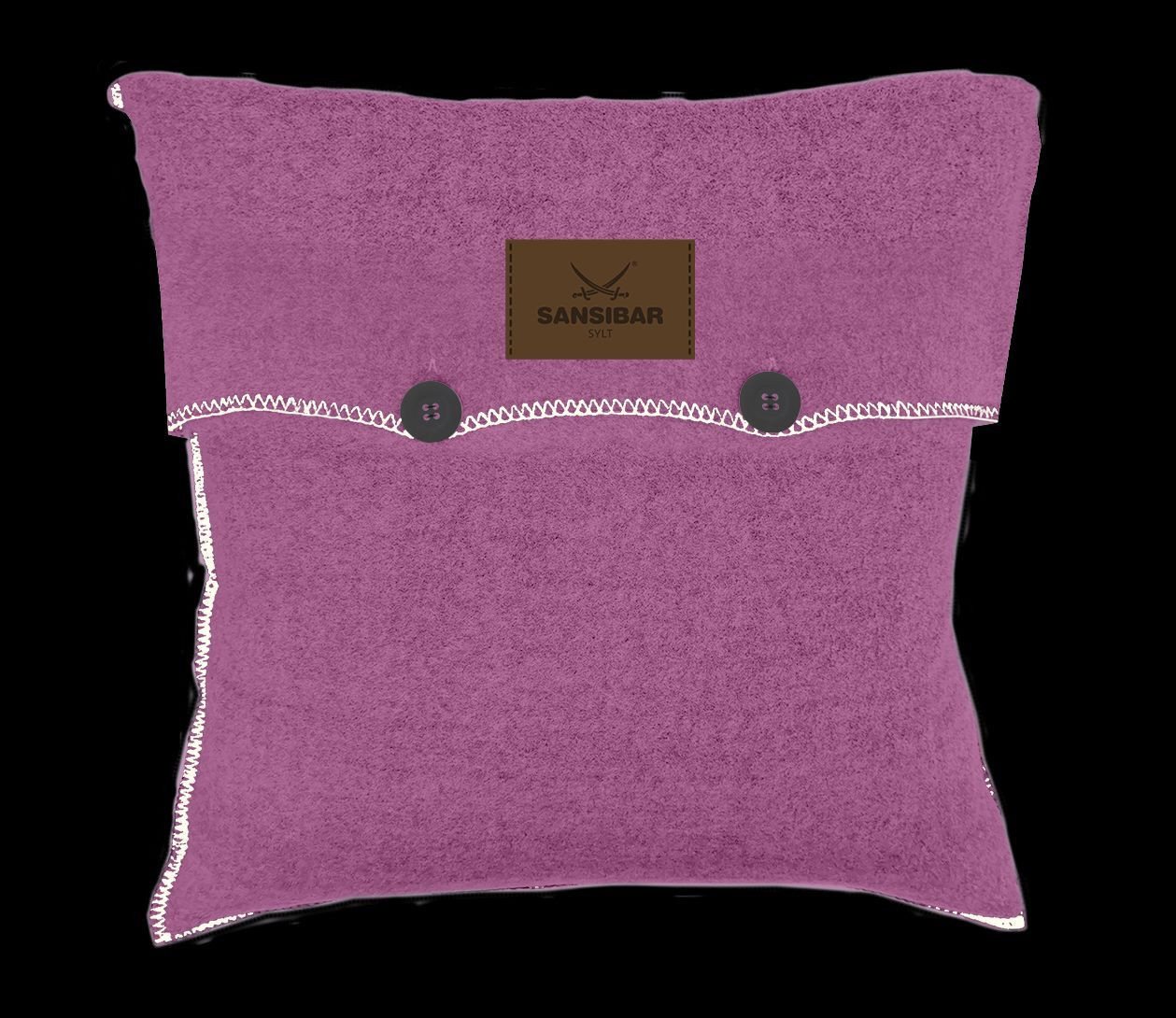 Sansibar Sylt Kissenhüllen Kissenhülle SANSIBAR berry BL 45x45 cm lila von Sansibar Sylt