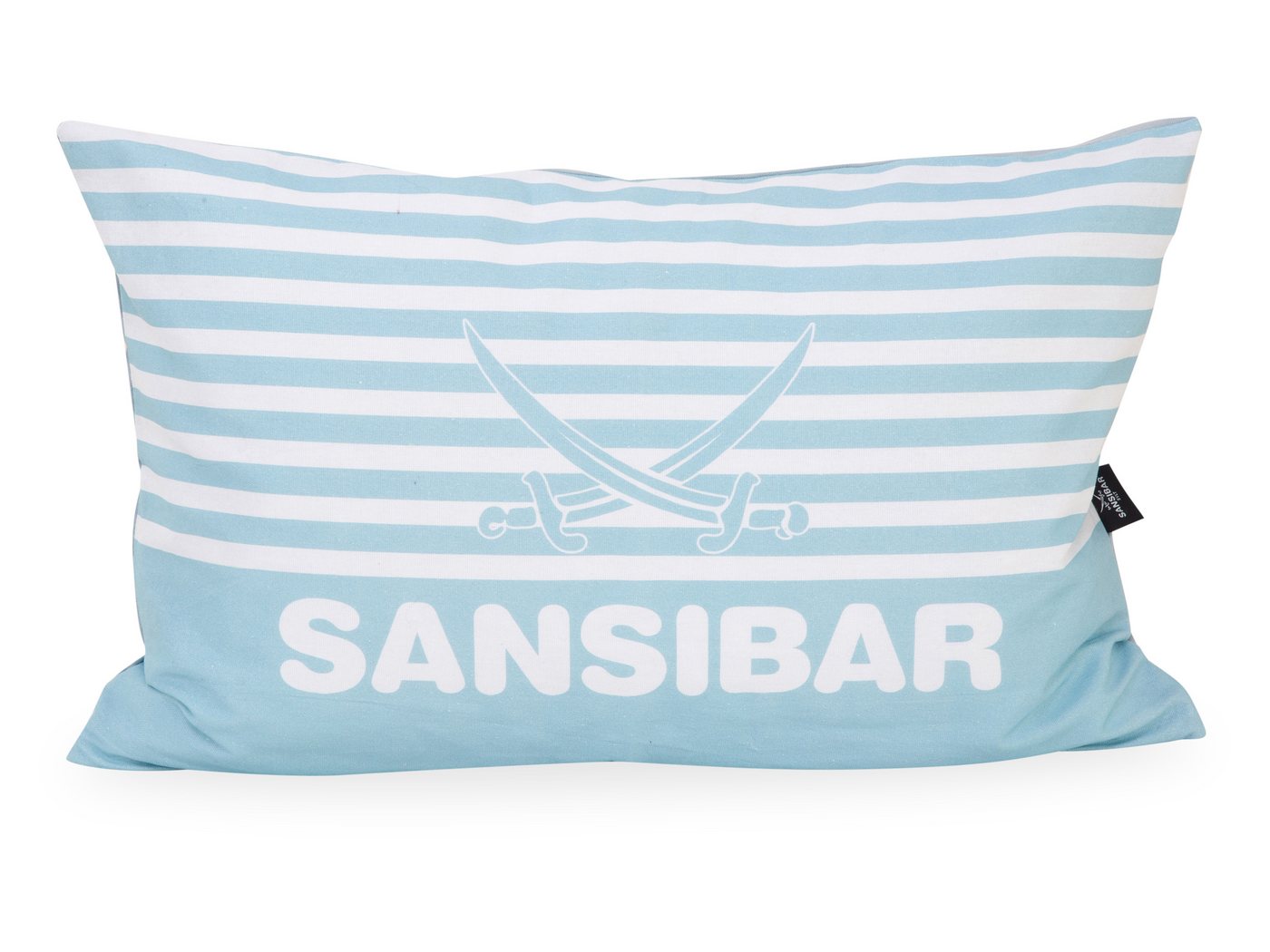 Wohndecke Kissenhülle SANSIBAR BL 60x40 cm blau, Sansibar Sylt von Sansibar Sylt