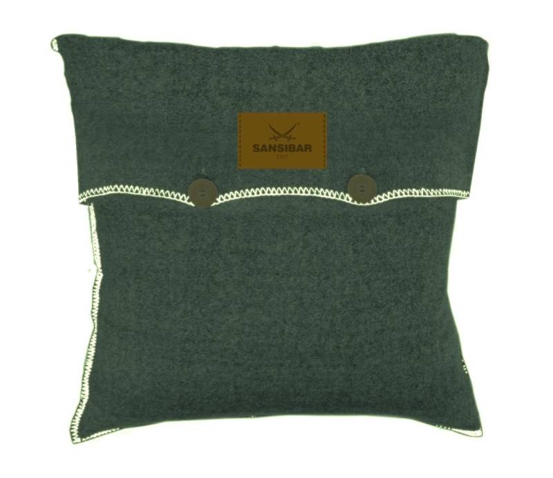 Sansibar Sylt Kissenhüllen Kissenhülle SANSIBAR waldgrün BL 45x45 cm grün von Sansibar Sylt