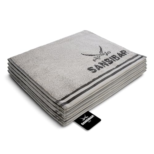 Sansibar Gästetuch Doubleface 4er 30x50 cm Handtuch Seiftuch Zweifarbig 100% Baumwolle Gestreifte Borde Silber/Anthrazit Sansibar Gästetuch Doubleface 4er 30x50 cm Handtuch Seiftuch Zweifarbig 100% Baumwolle Gestreifte Borde Silber/Anthrazit von Sansibar