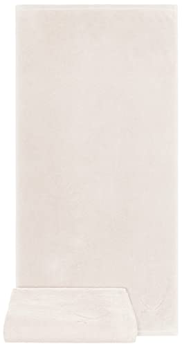 Sansibar Gästetuch mit gesticktem Säbel Logo Set Handtuch Seiftuch 100% Baumwolle 30x50 cm (2er Set, Sand) von Sansibar