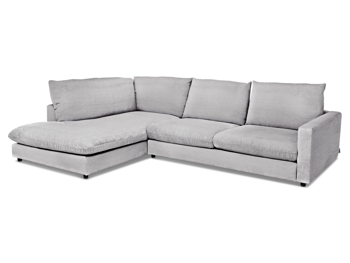 SANSIBAR Living Polsterecke Polsterecke SANSIBAR DAGEBÜLL (BB 228x321 cm) BB 228x321 cm grau von SANSIBAR Living