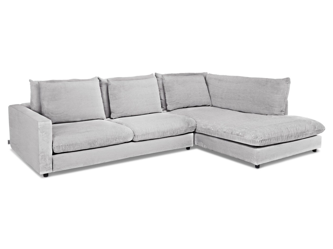 SANSIBAR Living Polsterecke Polsterecke SANSIBAR DAGEBÜLL (BB 321x228 cm) BB 321x228 cm grau von SANSIBAR Living