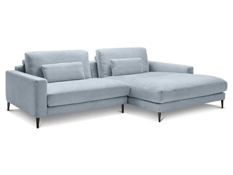 SANSIBAR Living Polsterecke Polsterecke SANSIBAR RÖMÖ (BB 272x190 cm) BB 272x190 cm blau Ecksofa von SANSIBAR Living