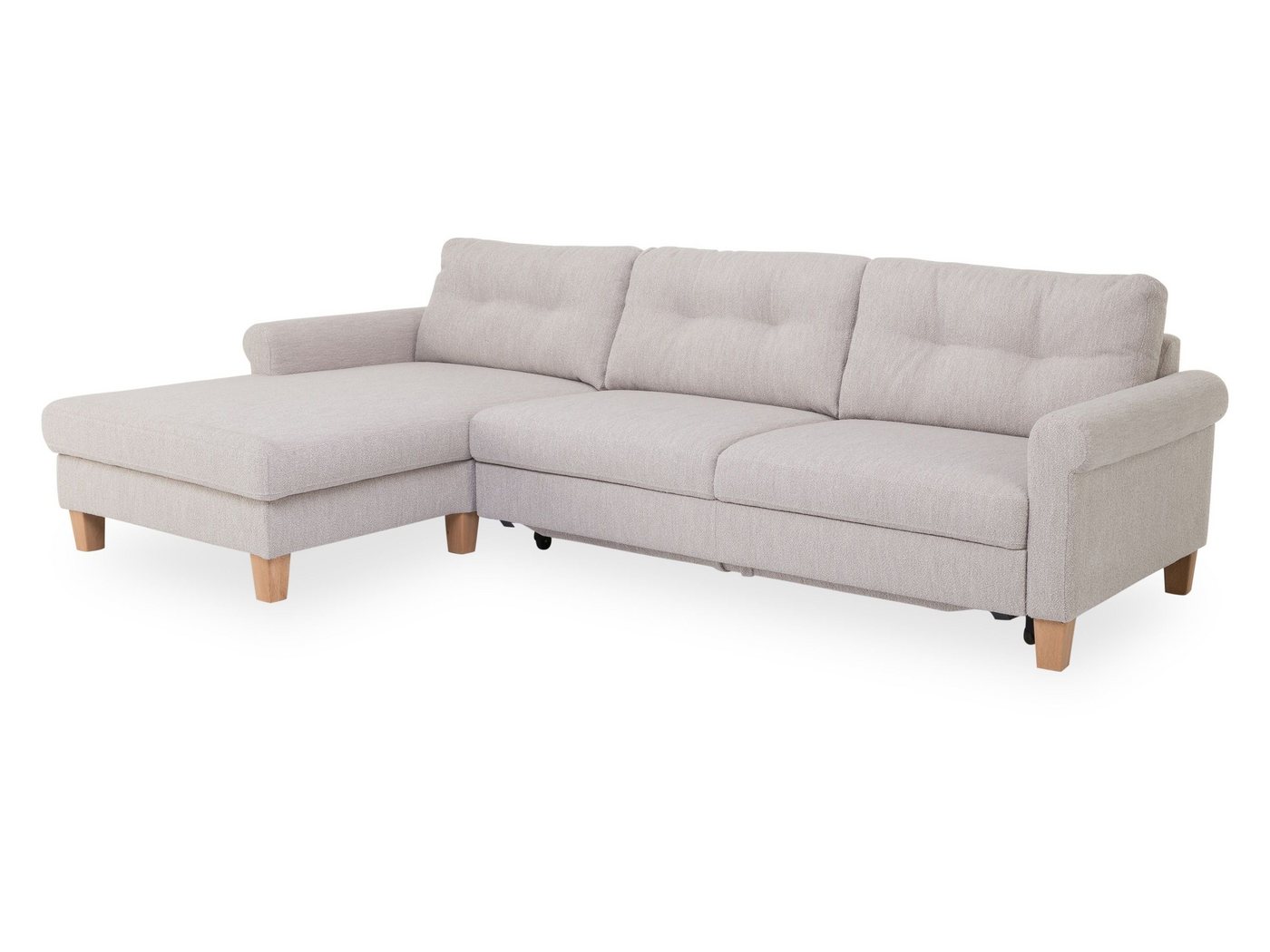 SANSIBAR Living Polsterecke Polsterecke SANSIBAR RÜGEN (BB 270x164 cm) BB 270x164 cm rosa Ecksofa von SANSIBAR Living