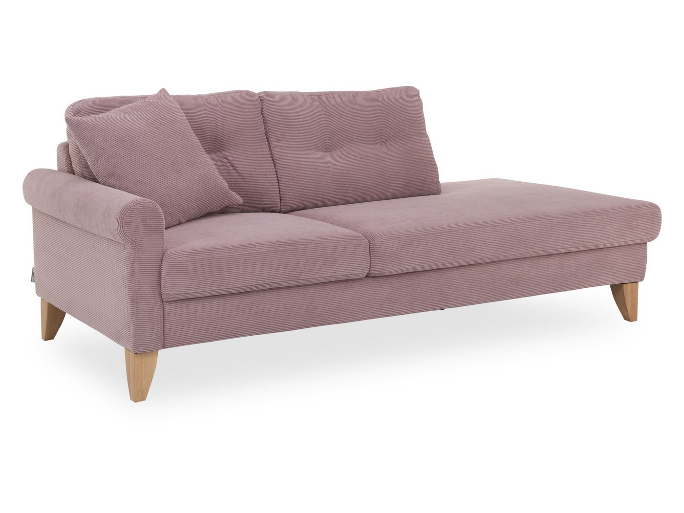 SANSIBAR Living Sofa Recamiere SANSIBAR RÜGEN (BHT 97x86x209 cm) BHT 97x86x209 cm rosa von SANSIBAR Living