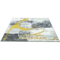 Sansibar Teppich "Rantum Beach SA-028", rechteckig, Flachgewebe, modernes Design, Motiv Sylt, In- und Outdoor geeignet von Sansibar
