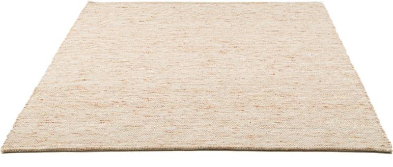 Sansibar Wollteppich Hörnum, rechteckig, Höhe: 12 mm, Handweb Teppich, meliert, reine gewalkte Wolle, handgewebt von Sansibar