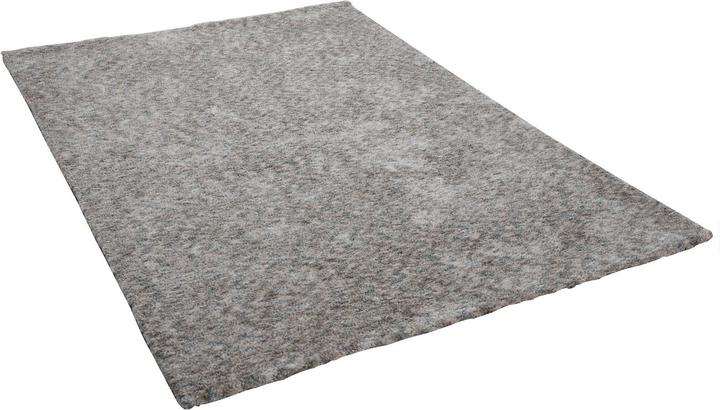 Teppich Munkmarsch Uni, Sansibar, rechteckig, Höhe: 20 mm, meliert, 100% Polyester, besonders weich, Wohnzimmer, Schlafzimmer von Sansibar