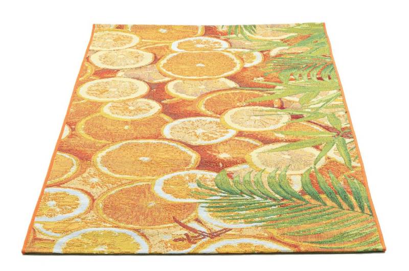 Sansibar Teppich Rantum Beach 001, rechteckig, Höhe: 5 mm, Flachgewebe, modernes Sommer Design, In- und Outdoor geeignet von Sansibar