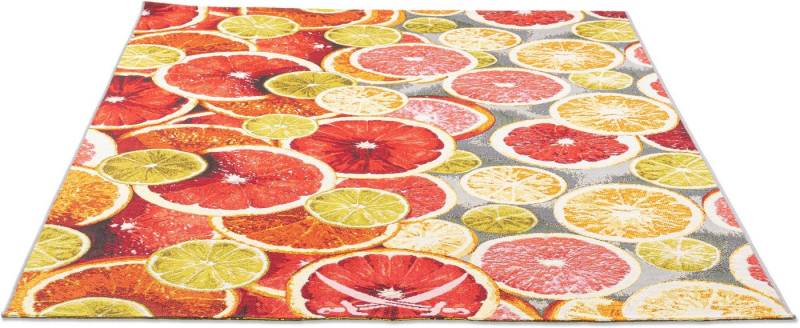 Sansibar Teppich Rantum Beach 003, rechteckig, Höhe: 5 mm, Flachgewebe, modernes Sommer Design, In- und Outdoor geeignet von Sansibar