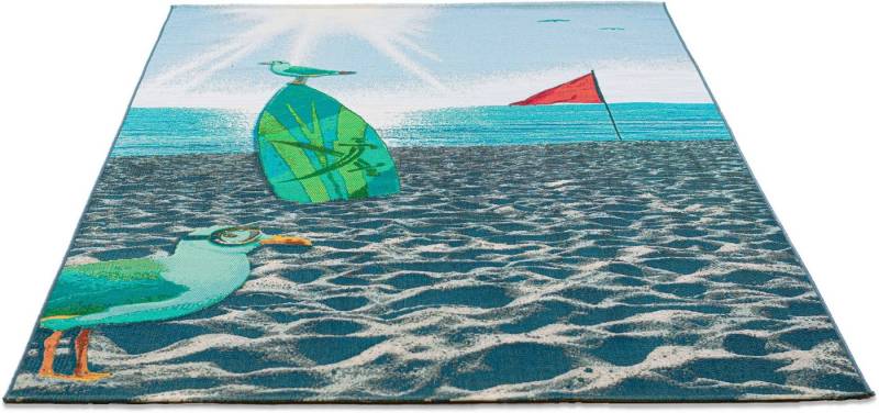 Sansibar Teppich Rantum Beach SA-021, rechteckig, Höhe: 5 mm, Flachgewebe, modernes Design, Strand & Surfboard, Outdoor geeignet Sansibar Teppich Rantum Beach SA-021, rechteckig, Höhe: 5 mm, Flachgewebe, modernes Design, Strand & Surfboard, Outdoor geeignet von Sansibar