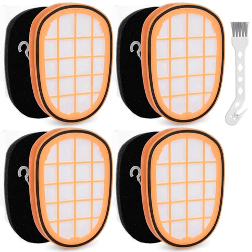 4 Stück XC7042/01 Filters für Philips SpeedPro Max Staubsauger FC6802, FC6812 FC6813 FC6822 FC6823 FC6826 FC6723/01 FC6901-FC6904 XC8045/01 XC8147/01 Ersatzfilter für Philips FC5005/01 von Sansoak