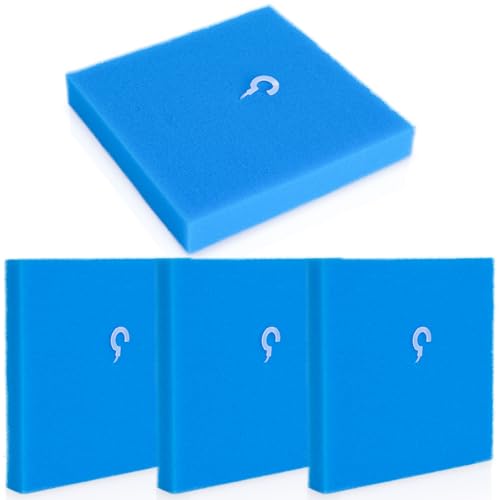 4 stück Schaumstoff-Filter für philips fc9332/09 fc9331 fc8010/01 fc9555 fc9550 fc9334 fc9333 fc9330 staubsauger ersatzfilter für philips power pro compact cyclone 5 filter active serie von Sansoak