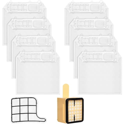 Sansoak 8 Staubsauger Beutel für Vorwerk Kobold VK135 VK136, Zubehör-Set für VK135/136 FP135/136 Vorwerk Staubsauger Mit 1 Motorschutzfilter + 1 Hygienefilter von Sansoak