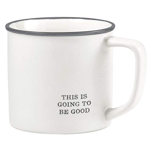 Creative Brands SB Design Studio Kaffeetasse mit Aufschrift Face to Face, 473 ml von Santa Barbara Design Studio