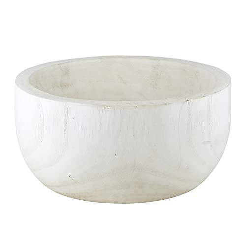 Santa Barbara Design Studio Table Sugar Paulownia-Holzschale, 27,9 cm Durchmesser, Weiß Santa Barbara Design Studio Table Sugar Paulownia-Holzschale, 27,9 cm Durchmesser, Weiß von Santa Barbara Design Studio