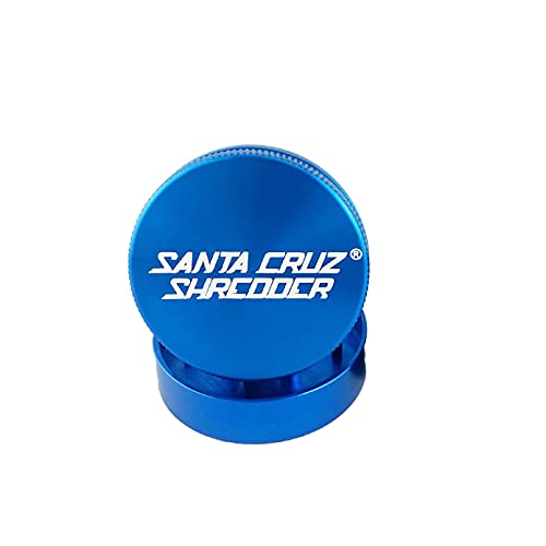 Santa Cruz Shredder | 2-teilige Gewürz Kräutermühle - Premium Herb Mill - 50mm ( 2 1/8") Medium - Aus eloxiertem Aluminum - blau von Santa Cruz Shredder