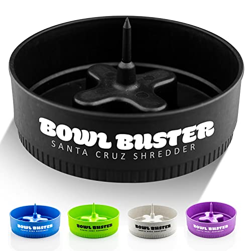 Santa Cruz Shredder Bowl Buster ein langlebiger Tischaschenbecher mit Schürhaken aus Hanfmaterial (schwarz) von Santa Cruz Shredder