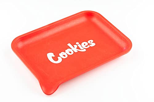 Santa Cruz Shredder x Cookies Hanftablett mit Ausguss für einfaches Befüllen glatte abgerundete Kanten (rot) von Santa Cruz Shredder