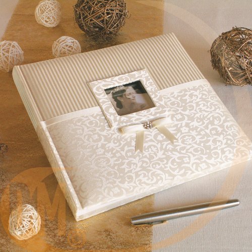 Fotoalbum Hochzeitsalbum Fotobuch - 24,5x24,5-44 weiße Seiten (22 Blätter) - 2910 STX von Santex
