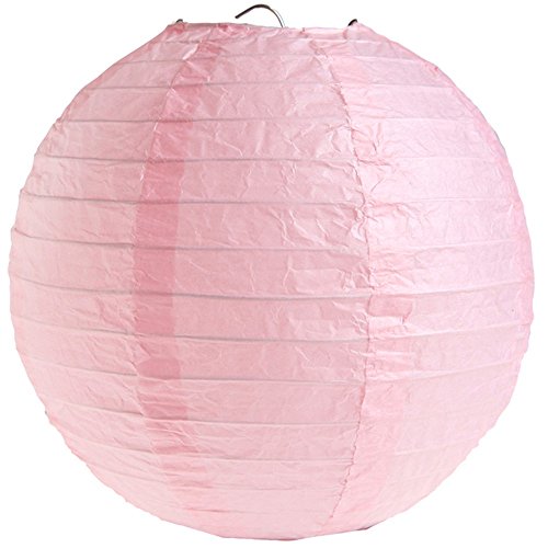 Laternen 50 cm 1 Stück rosa - Papierlaternen Lampions Ballon Papierlampion Windlichter - 4314 von Santex