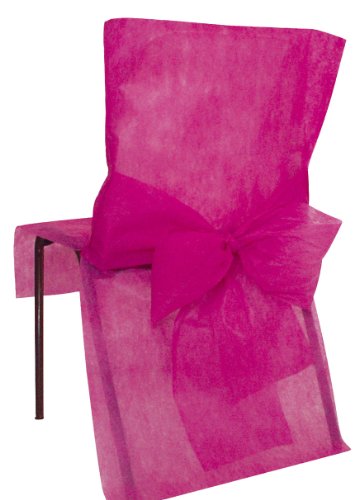 Santex Stuhlhusse mit Schleife, Fuchsia, one Size von Santex