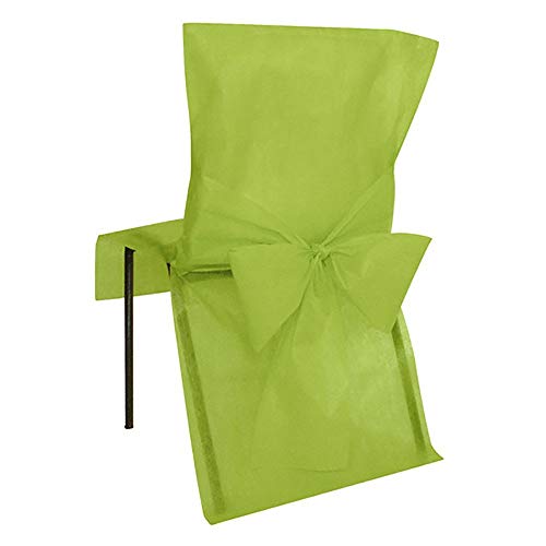 Santex Stuhlhusse mit Schleife grün von Weddix