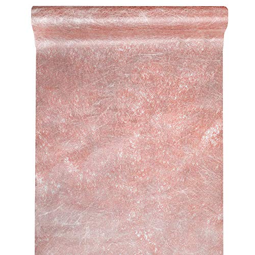 Santex Tischläufer Tischband 30cm x 5m Rosegold - Dekostoff - Dekoration zu Feiern - 3431 von Santex