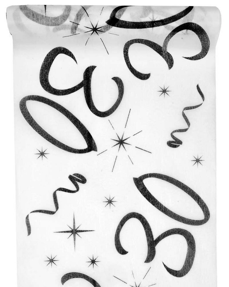 Santex Tischläufer VLIES- ROLLE, Tischläufer für Geburtstag 30cm/5m. von Santex