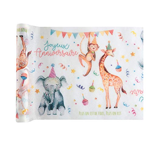 Santex Tischläufer Zoo Party 30 cm x 5 m von Santex