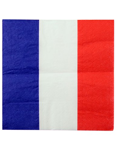 Servietten Vive la France 20er Pack von Santex