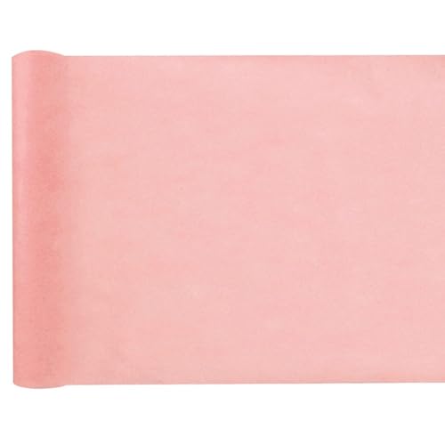 Santex Tischläufer Rosa 'Vlies' 30 cm x 10 m - Dekostoff - Dekoration für Hochzeit oder Feier von Santex