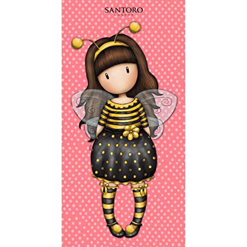 Santoro Halantex - GOR8828T Mädchen Biene Just Bee-Cause Handtuch für Meer, Strand und Badezimmer, Original, Mehrfarbig, 150 x 75 cm von Santoro