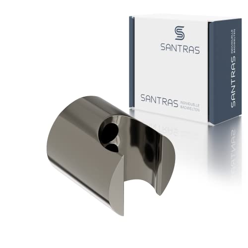 SANTRAS® Brause Halterung PREMIUM für Duschbrause und Duschschlauch an der Wand in Aranja – Duschhalterung für Brauseschlauch und Duschkopf als Wandhalterung MADE IN GERMANY von Santras