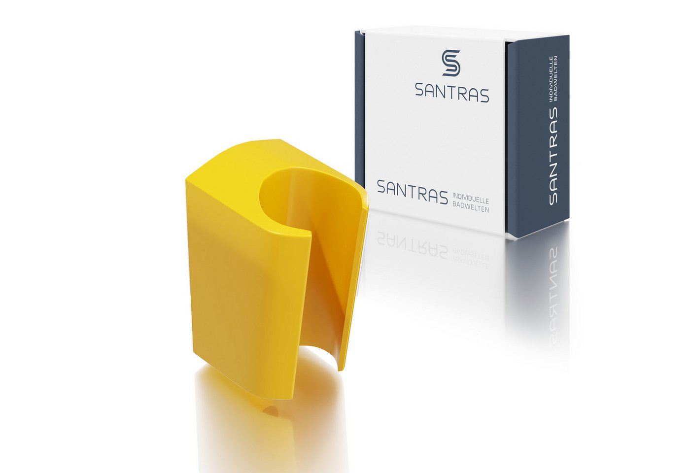 Santras Brausehalter für Duschschlauch mit Konus in Gelb (RAL 1004) von Santras