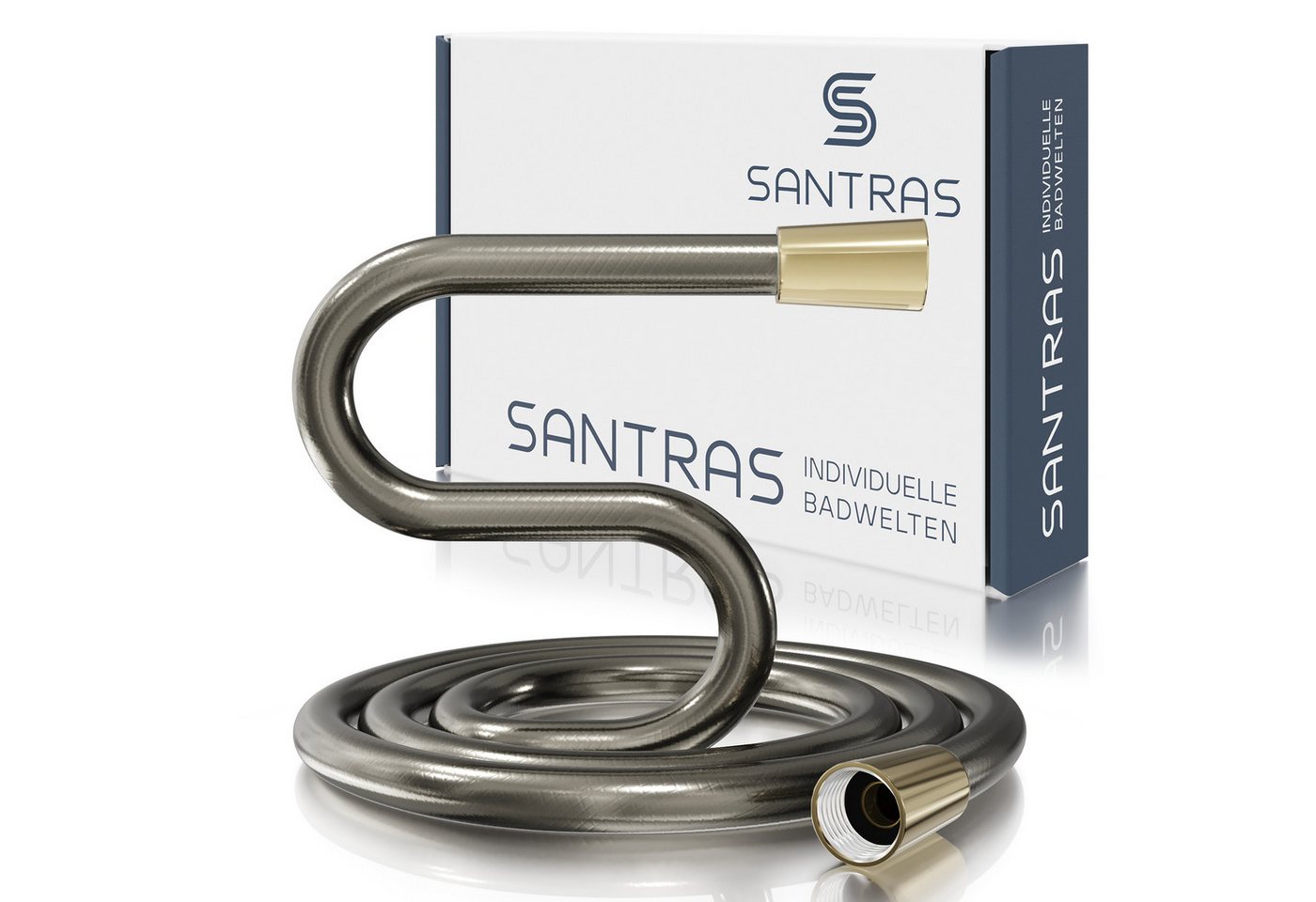 Santras Brauseschlauch Duschschlauch aus Kunststoff 1/2" in Aranja/Gold (1,25, 1,50, 2,00 m) Santras Brauseschlauch Duschschlauch aus Kunststoff 1/2" in Aranja/Gold (1,25, 1,50, 2,00 m) von Santras